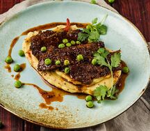 Говяжьи щеки с пюре