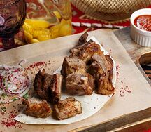 Шашлык из телячьих ребрышек