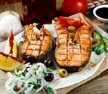 Шашлык из форели