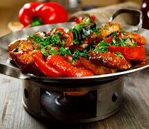 Аджапсандал с бараниной