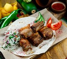 Шашлык из свиных ребрышек