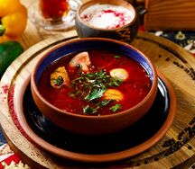 Грибной борщ