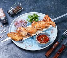 Куриные крылышки на мангале