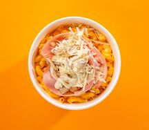 Mac & Cheese с ветчиной и грибами