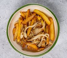 Картофель, жаренный с грибами