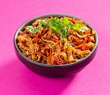 Лапша рисовая с овощами