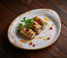 Баклажаны с орехами