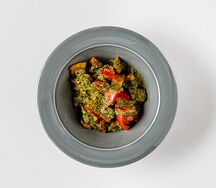 Салат от шеф-повара с печеными овощами