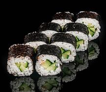 Мини-ролл с огурцом