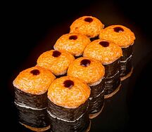 Запеченный ролл с лососем