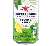 Sanpellegrino лайм и мята