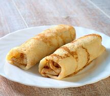 Блинчики с мясом