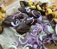 Шашлык из говяжьей вырезки