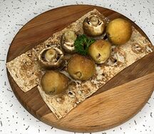 Грибы на мангале