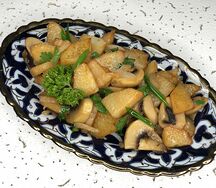 Картофель с грибами