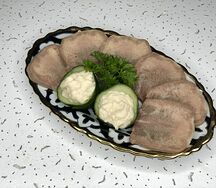 Язык говяжий с хреном