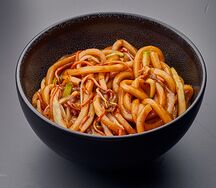 Якиудон с овощами