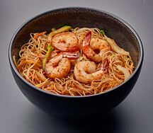 Харусаме с креветками