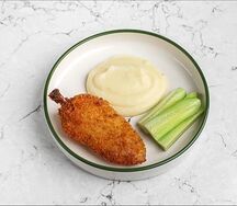 Котлета по-киевски с картофельным пюре