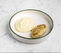 Рыбная котлета с картофелтным пюре