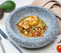 Дальневосточный кальмар с овощами
