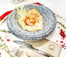 Куриные котлетки с картофельным муссом