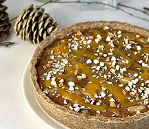 Яблочный тарт с миндальной рикоттой