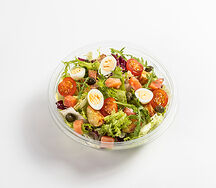 Салат с лососем