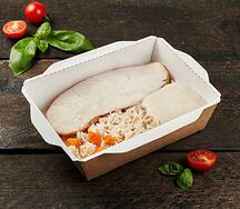 Индейка со сливочным соусом и рисом басмати