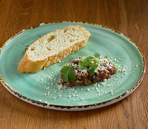 Тартар из мраморной говядины