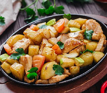 Сковорода с курицей