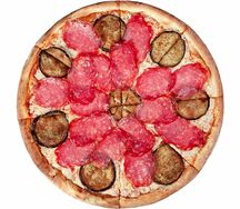 С салями и баклажаном