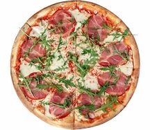 С сыровяленой свининой и руколой