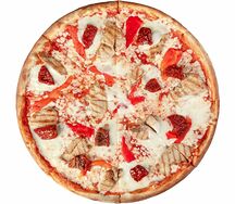 С курой и печеным перцем