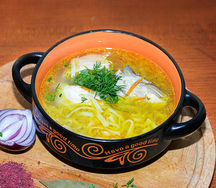 Домашняя лапша с курицей