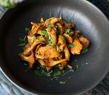 Лисички жареные 