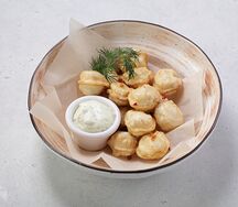 Жареные пельмени