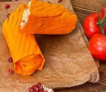 Шаурма в сырном лаваше