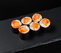Хосомаки с гребешком
