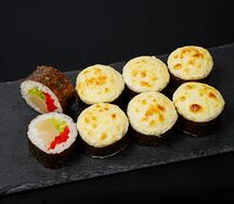 Запеченный с морским гребешком