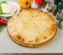 Осетинский пирог с сыром и грибами