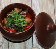 Кролик с овощами
