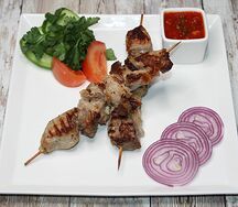 Шашлык из свинины на гриле