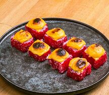 С креветкой и сыром чеддер