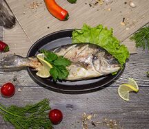 Сибас на гриле