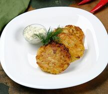 Драники с беконом