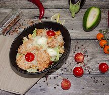 Салат Цезарь с курицей