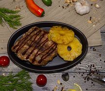 Ребра свиные с ананасом