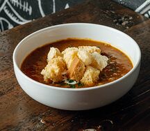 Чечевичный на мясном бульоне