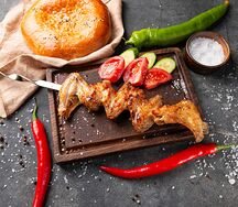 Шашлык из куриных крылышек